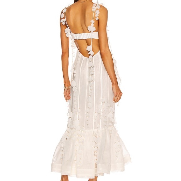 Zimmermann Botanica Silk Linen Petal Gown - Picture 5 of 15